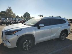 Salvage cars for sale at Van Nuys, CA auction: 2022 Toyota Highlander XLE