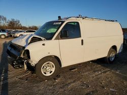 Salvage trucks for sale at Cahokia Heights, IL auction: 2023 Chevrolet Express G2500