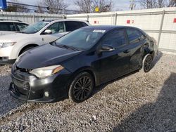 Salvage cars for sale from Copart Walton, KY: 2016 Toyota Corolla L