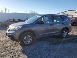 Salvage cars for sale from Copart Albany, NY: 2015 Honda CR-V LX