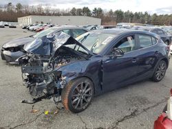 Salvage cars for sale from Copart Exeter, RI: 2018 Mazda 3 Grand Touring