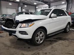 Mercedes-Benz M-Class salvage cars for sale: 2014 Mercedes-Benz ML 350 4matic