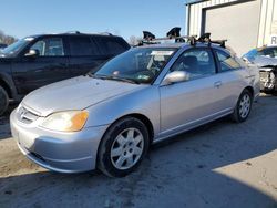 Honda salvage cars for sale: 2002 Honda Civic EX