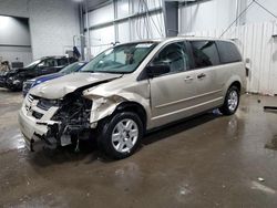 Salvage cars for sale from Copart Ham Lake, MN: 2009 Dodge Grand Caravan SE