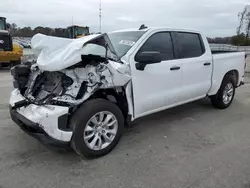 Salvage cars for sale at Dunn, NC auction: 2021 Chevrolet Silverado C1500 Custom