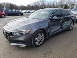 Salvage cars for sale at North Billerica, MA auction: 2019 Honda Accord LX