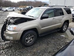 Salvage cars for sale from Copart Windsor, NJ: 2003 Toyota 4runner SR5