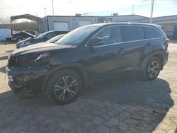 Toyota Highlander salvage cars for sale: 2019 Toyota Highlander LE