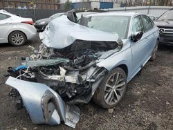 Salvage cars for sale at New Britain, CT auction: 2022 Honda Civic Touring