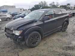 Salvage cars for sale from Copart Opa Locka, FL: 2019 Dodge Journey SE