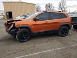 Jeep Cherokee Trailhawk salvage cars for sale: 2016 Jeep Cherokee Trailhawk