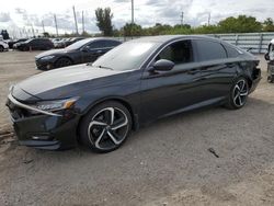 Salvage cars for sale from Copart Miami, FL: 2020 Honda Accord Sport