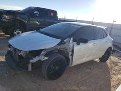 Salvage cars for sale at Andrews, TX auction: 2022 Toyota Corolla XSE