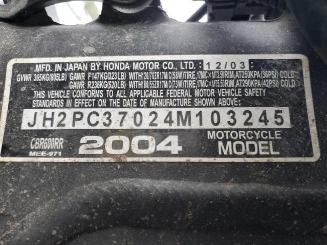 2004 Honda CBR600 RR