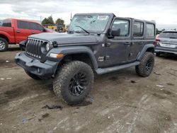 Jeep Wrangler salvage cars for sale: 2019 Jeep Wrangler Unlimited Sport