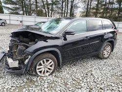 Salvage cars for sale from Copart Windsor, NJ: 2016 Toyota Highlander LE