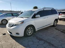 Salvage cars for sale from Copart Lexington, KY: 2012 Toyota Sienna XLE