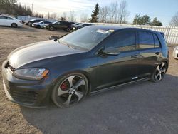 Salvage cars for sale at Bowmanville, ON auction: 2016 Volkswagen GTI S/SE