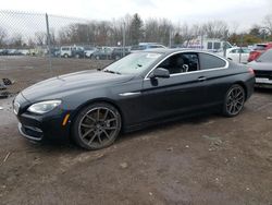 Salvage cars for sale from Copart Pennsburg, PA: 2012 BMW 650 I