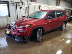 Salvage cars for sale from Copart Elgin, IL: 2017 Jeep Cherokee Sport
