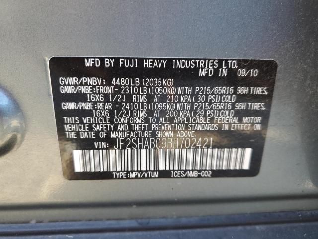 2011 Subaru Forester 2.5X