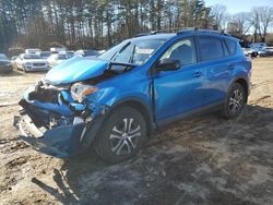 Salvage cars for sale from Copart North Billerica, MA: 2018 Toyota Rav4 LE