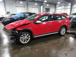 Volkswagen Golf salvage cars for sale: 2017 Volkswagen Golf Alltrack S