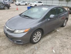 Salvage cars for sale from Copart Knightdale, NC: 2012 Honda Civic EX