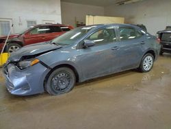 Salvage cars for sale from Copart Davison, MI: 2019 Toyota Corolla L