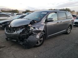 Salvage cars for sale at Las Vegas, NV auction: 2017 Toyota Sienna LE