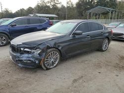 Salvage cars for sale from Copart Savannah, GA: 2017 BMW 540 XI