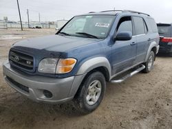 Salvage cars for sale from Copart Temple, TX: 2001 Toyota Sequoia SR5