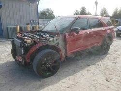 Salvage cars for sale from Copart Midway, FL: 2021 Ford Explorer ST