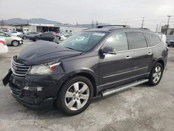 Salvage cars for sale from Copart Mentone, CA: 2015 Chevrolet Traverse LTZ