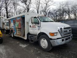 Salvage trucks for sale at New Britain, CT auction: 2001 Ford F650 Super Duty