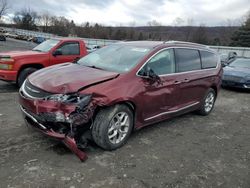 Salvage cars for sale at Grantville, PA auction: 2018 Chrysler Pacifica Touring L Plus