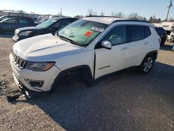 Jeep Compass salvage cars for sale: 2018 Jeep Compass Latitude