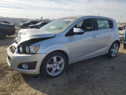Salvage cars for sale at Kansas City, KS auction: 2015 Chevrolet Sonic LTZ