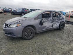 Salvage cars for sale from Copart Antelope, CA: 2015 Honda Civic LX