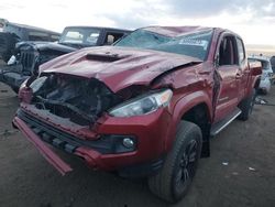 Salvage cars for sale from Copart Brighton, CO: 2017 Toyota Tacoma Double Cab