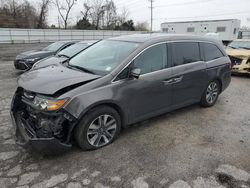 Salvage cars for sale at auction: 2017 Honda Odyssey Touring