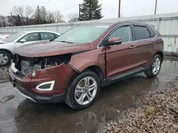 Salvage cars for sale from Copart Ham Lake, MN: 2016 Ford Edge Titanium