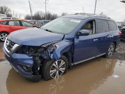 Salvage cars for sale from Copart Columbus, OH: 2017 Nissan Pathfinder S