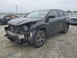 Salvage cars for sale at Lumberton, NC auction: 2018 Toyota Highlander LE