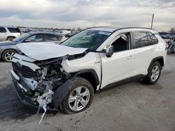 Toyota Rav4 salvage cars for sale: 2021 Toyota Rav4 XLE