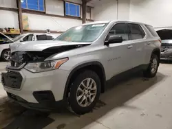 Salvage cars for sale at Nisku, AB auction: 2020 Chevrolet Traverse LS