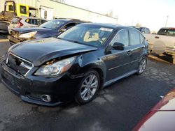 Salvage cars for sale at Portland, OR auction: 2013 Subaru Legacy 2.5I Limited