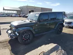 Salvage cars for sale at Kansas City, KS auction: 2022 Jeep Wrangler Unlimited Sahara 4XE