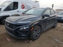 Salvage cars for sale from Copart Brighton, CO: 2022 Hyundai Kona N Line