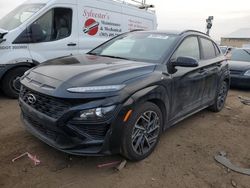 Salvage cars for sale at Brighton, CO auction: 2022 Hyundai Kona N Line